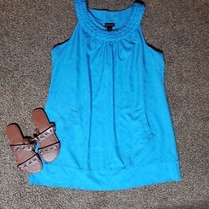 Lane Bryant Blue Midi Dress